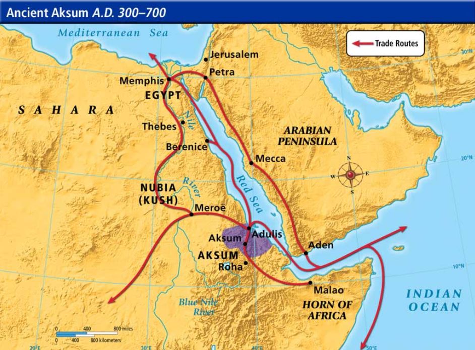  Ancient Aksum trading map 